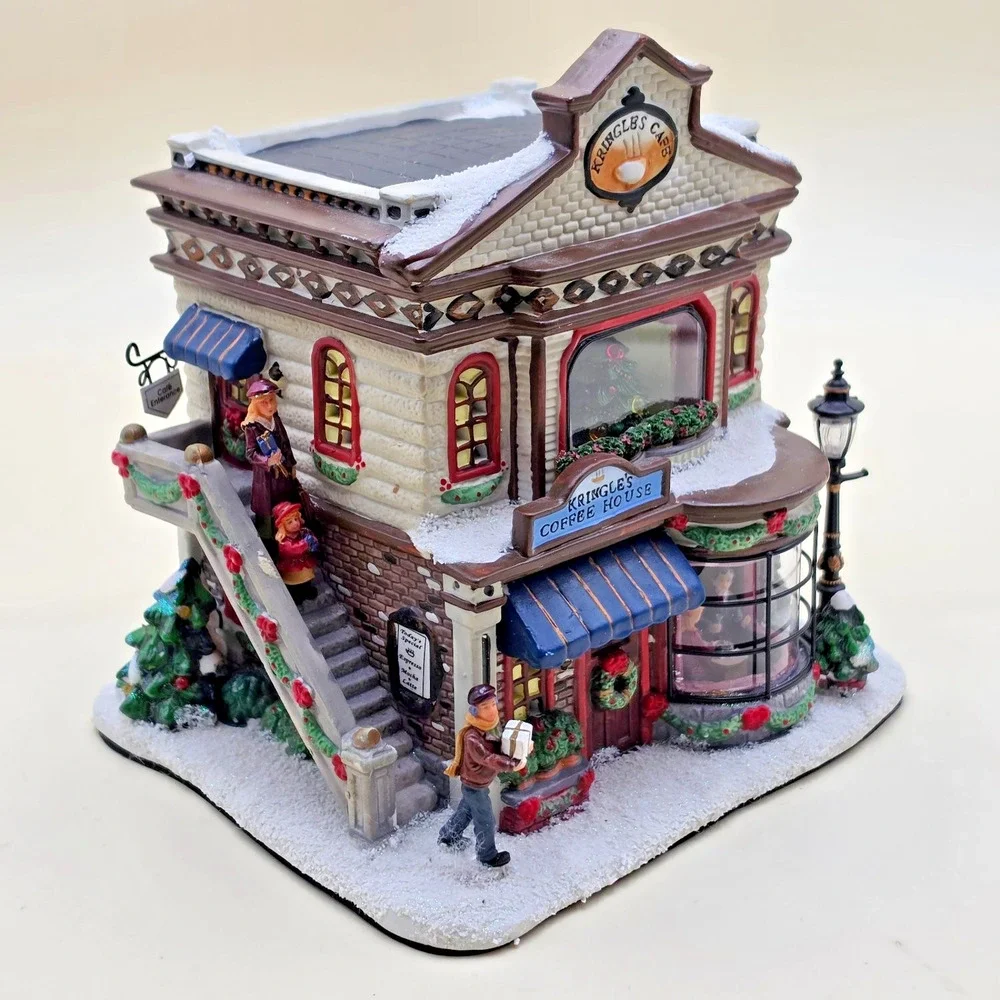 St. Nicholas Square Kringle's Coffee Shop and Cafe Village Collection 2005 Boxed